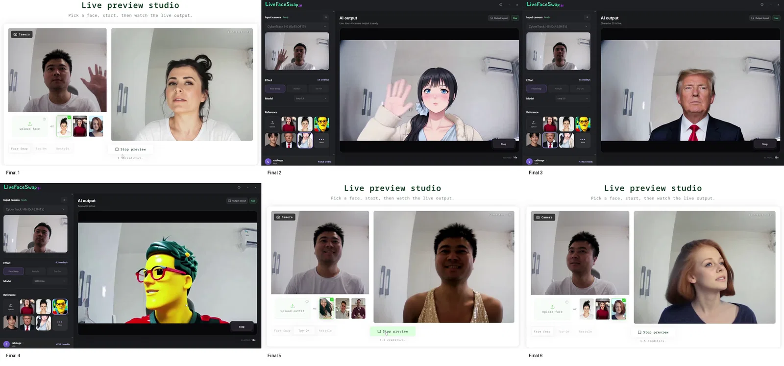 LiveFaceSwap AI screenshot 2