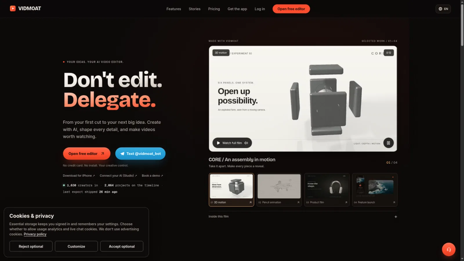 Vidmoat screenshot 2