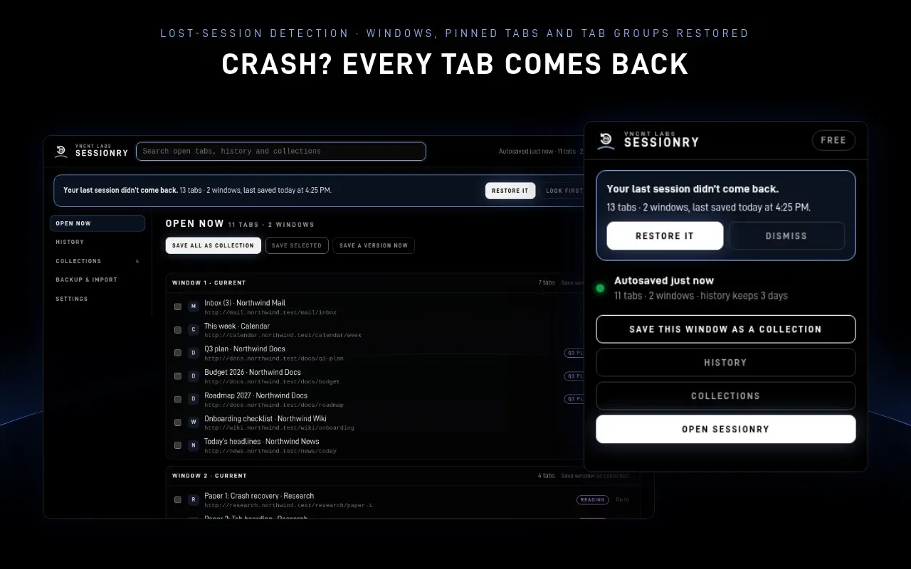 VNCNT Sessionry screenshot 1