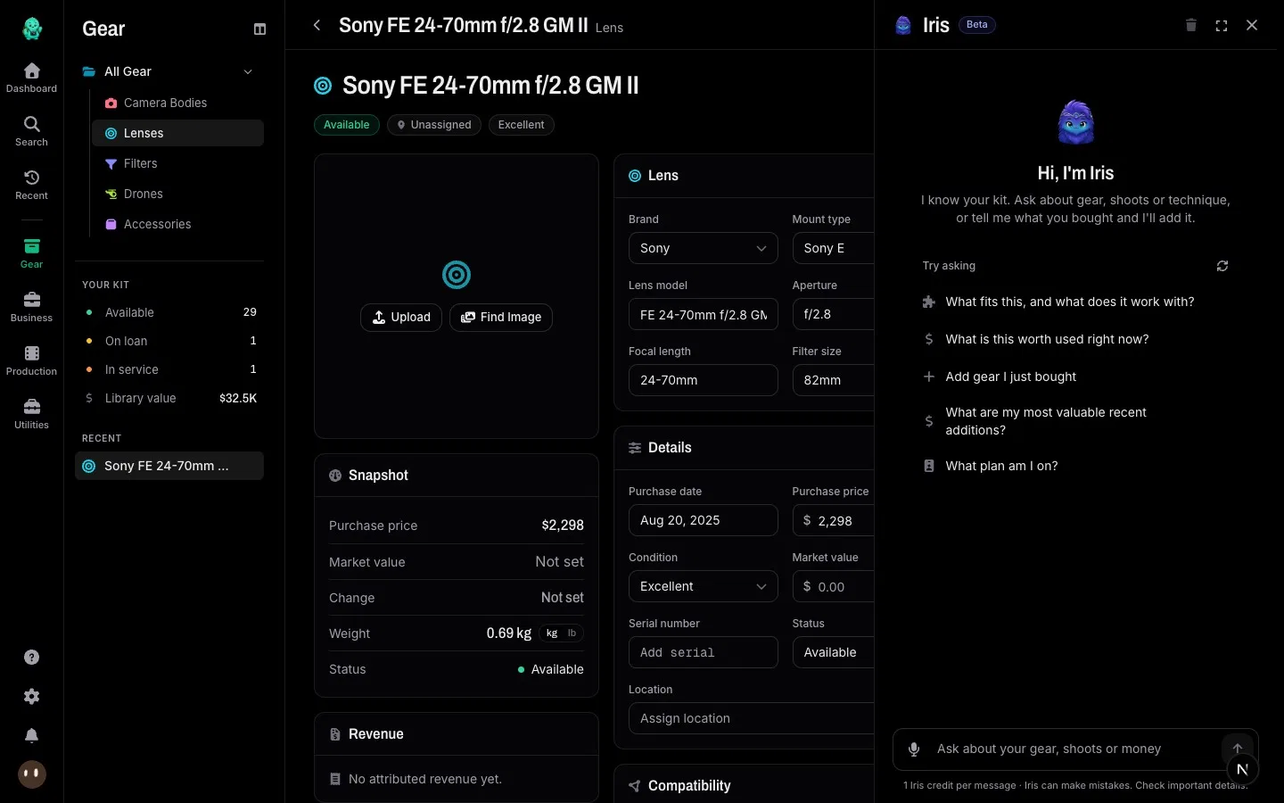 GearDex screenshot 3