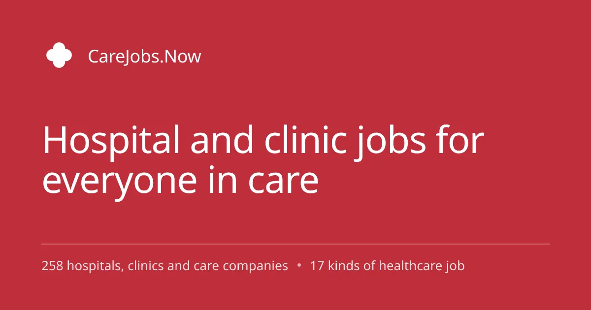 CareJobs Healthcare Jobs Data API screenshot 1