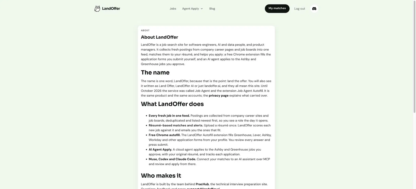 LandOffer screenshot 1