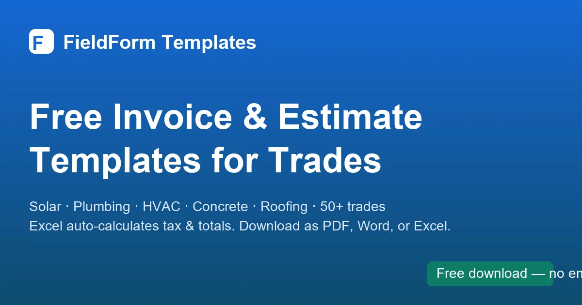 FieldForm Templates screenshot 1