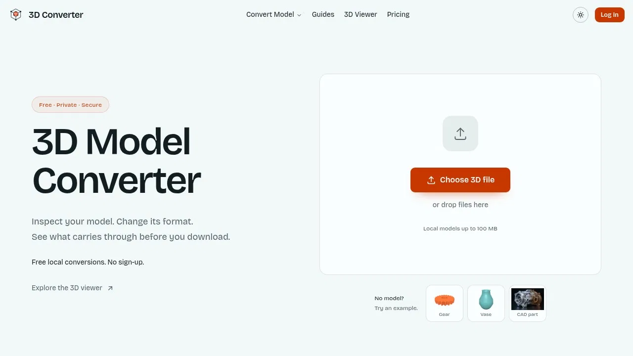 3D Converter screenshot 2