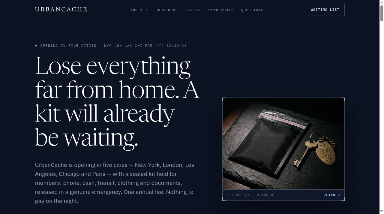 UrbanCache screenshot 1