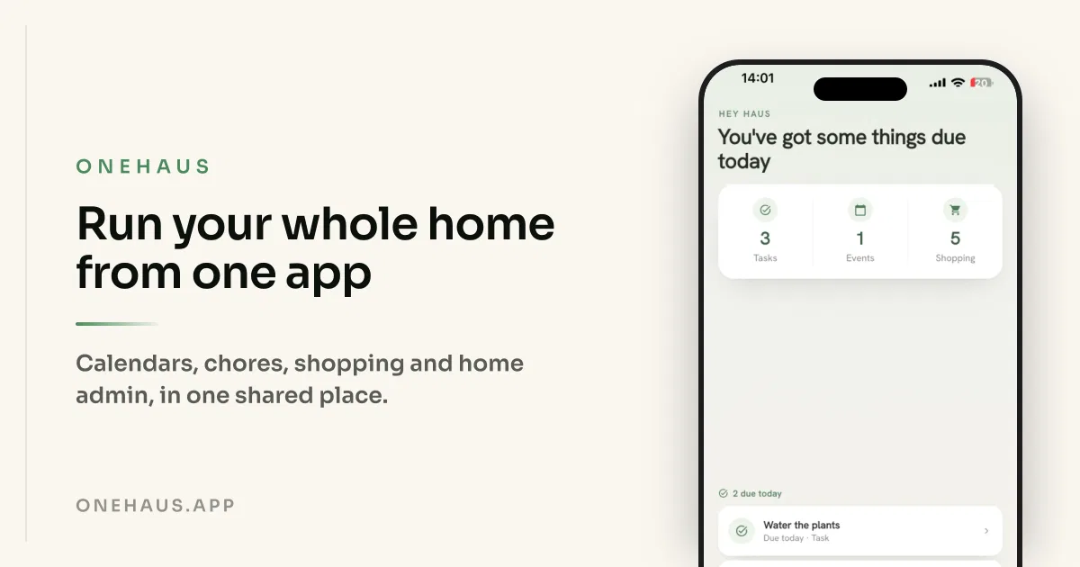 OneHaus screenshot 1