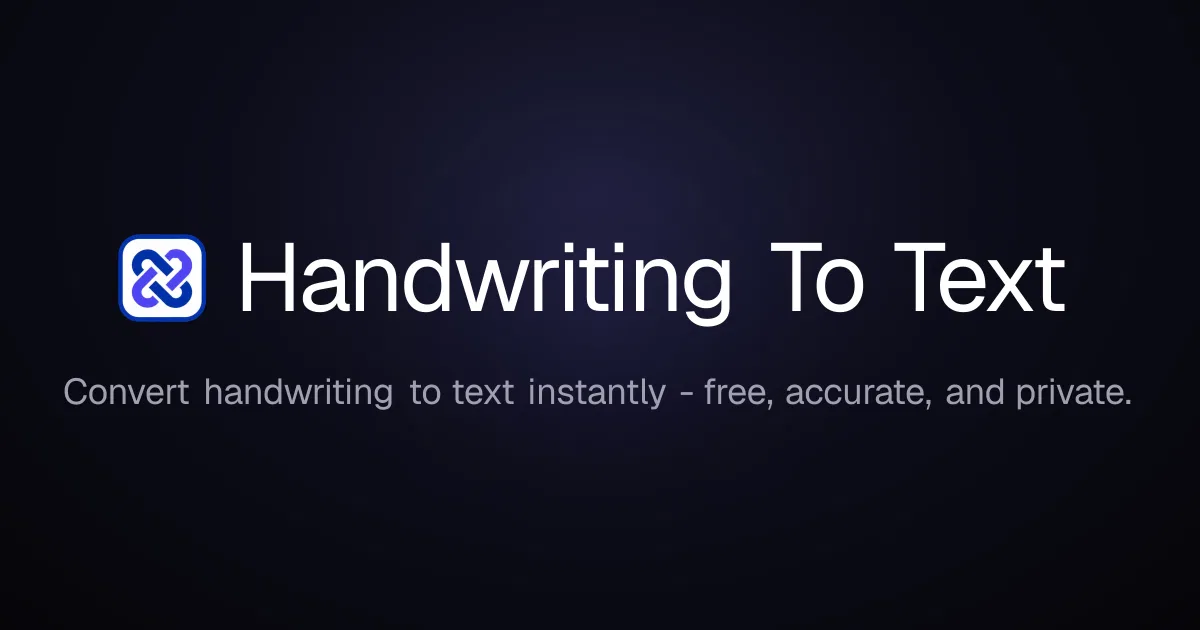 Handwriting To Text screenshot 1