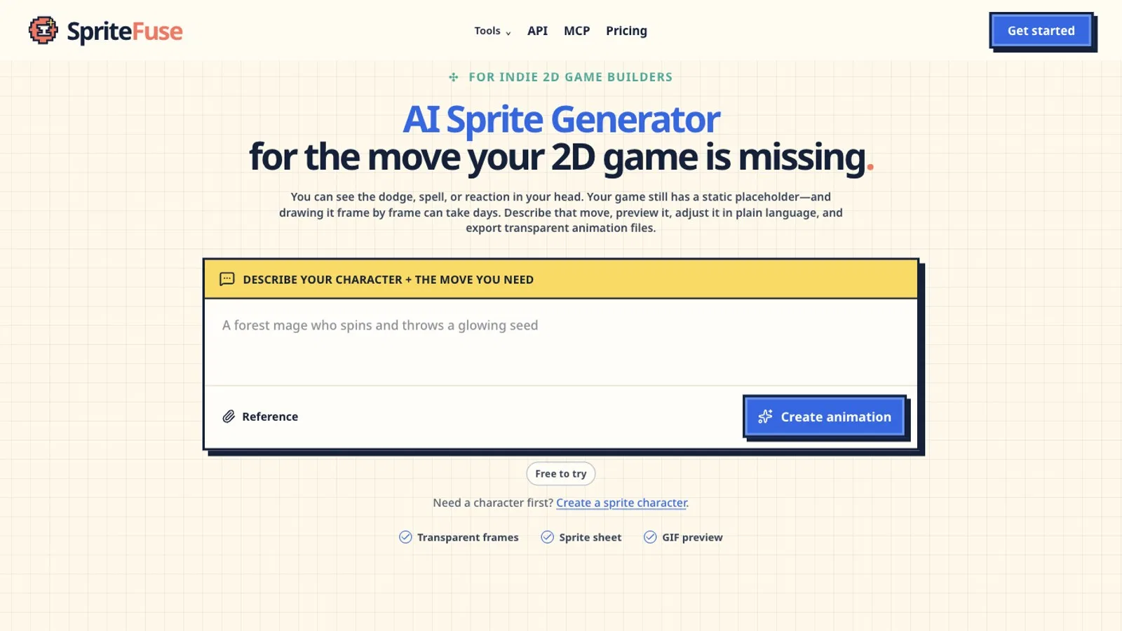 SpriteFuse screenshot 1