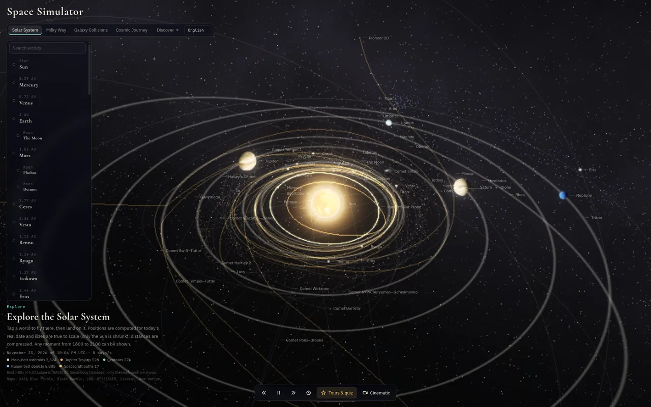 Space Simulator Online screenshot 2