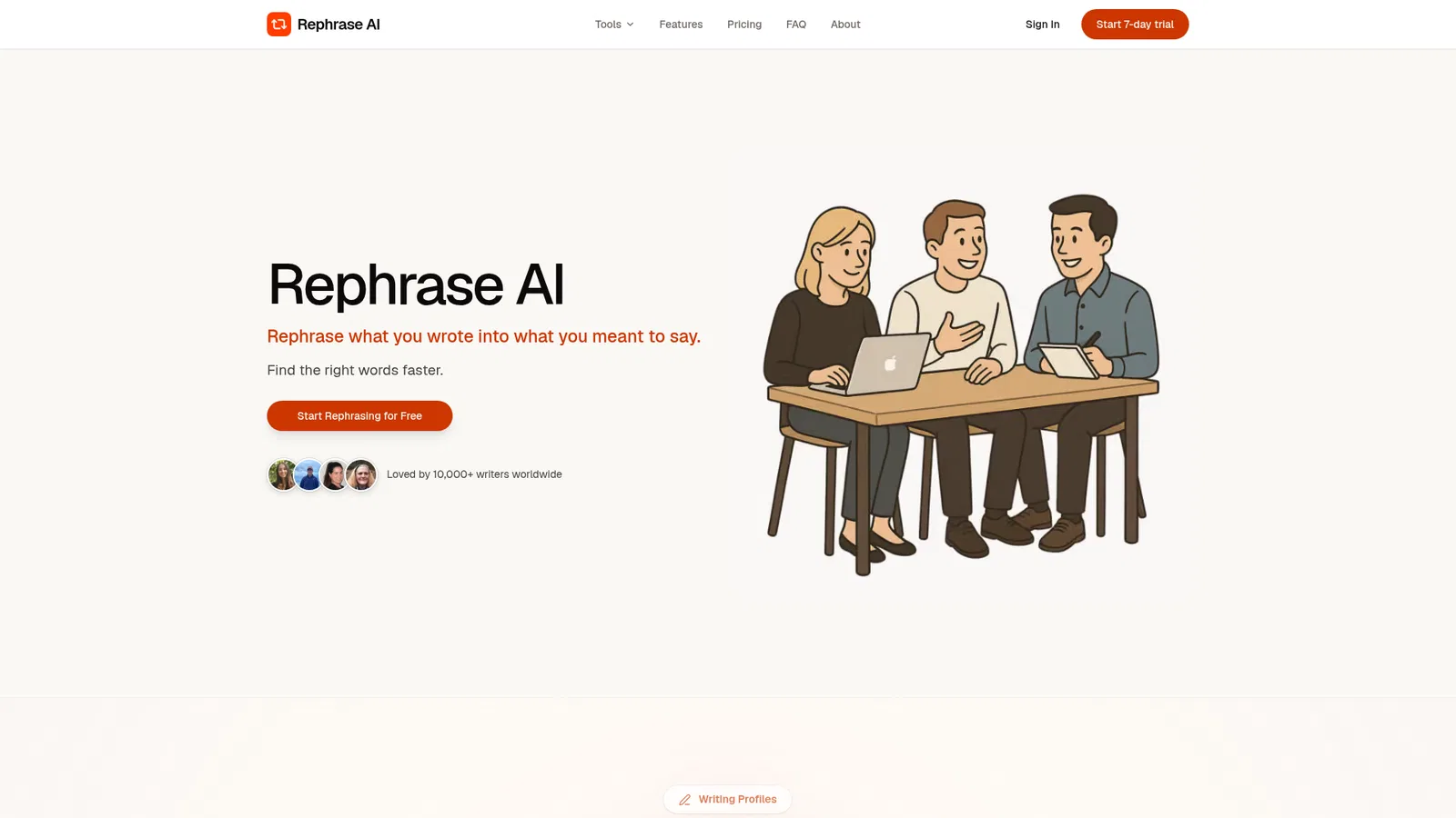 Rephrase AI screenshot 2