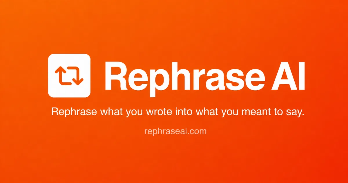 Rephrase AI screenshot 1