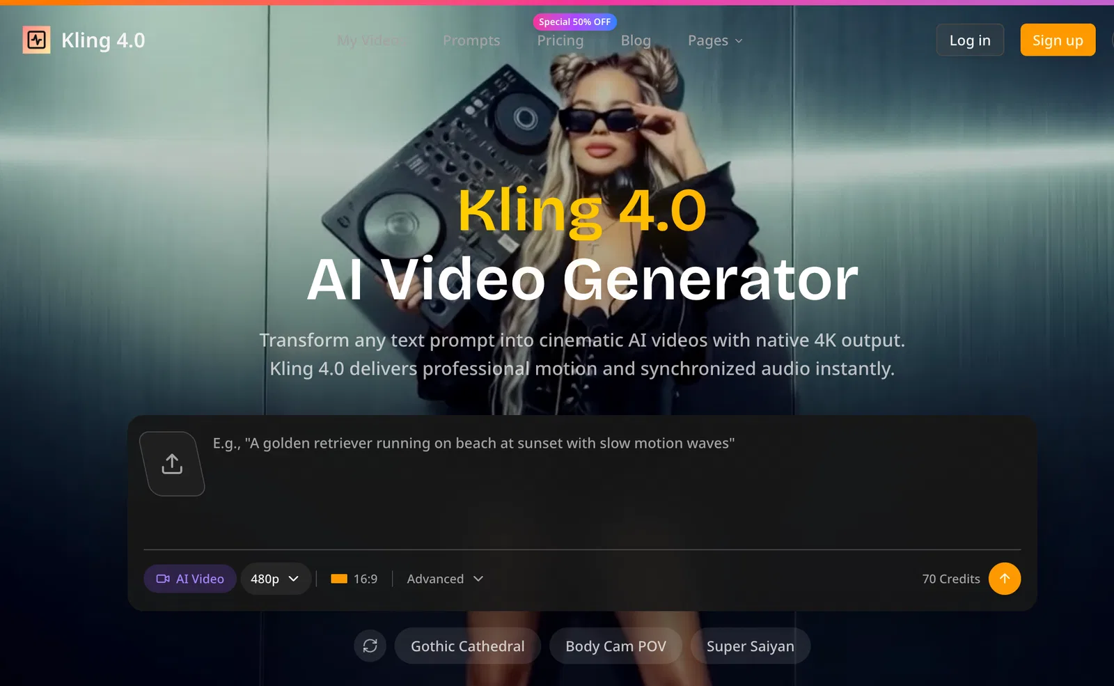 Kling 4.0 screenshot 1
