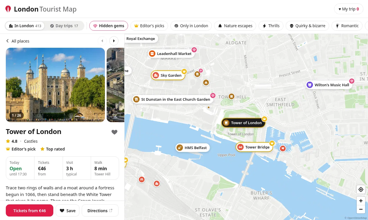 London Tourist Map screenshot 3