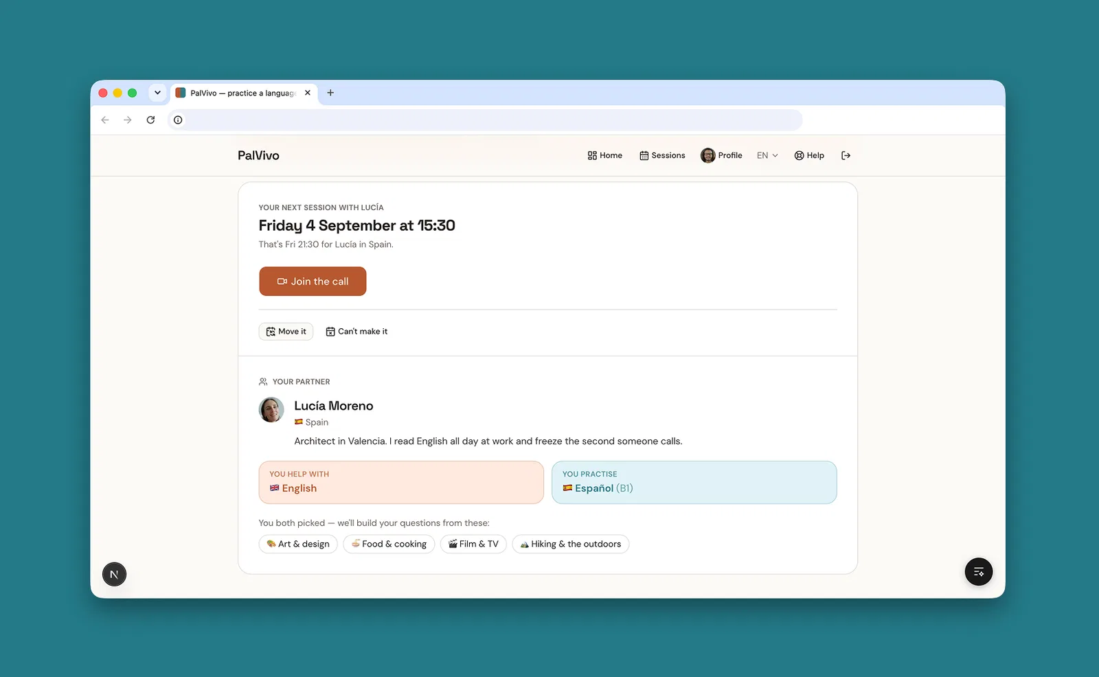 PalVivo screenshot 3