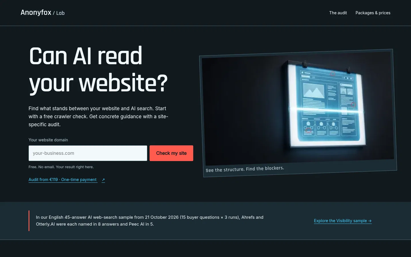 AI Visibility Audit screenshot 1