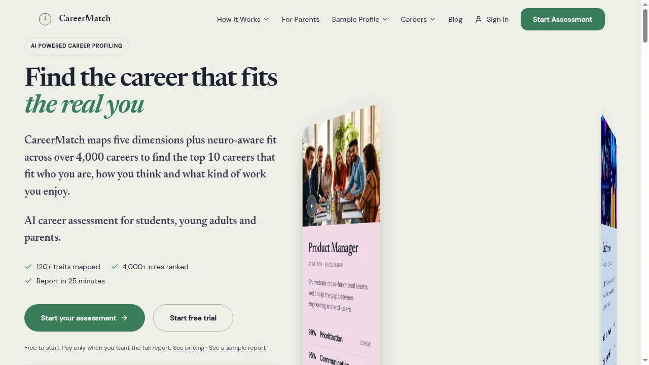 CareerMatch screenshot 1