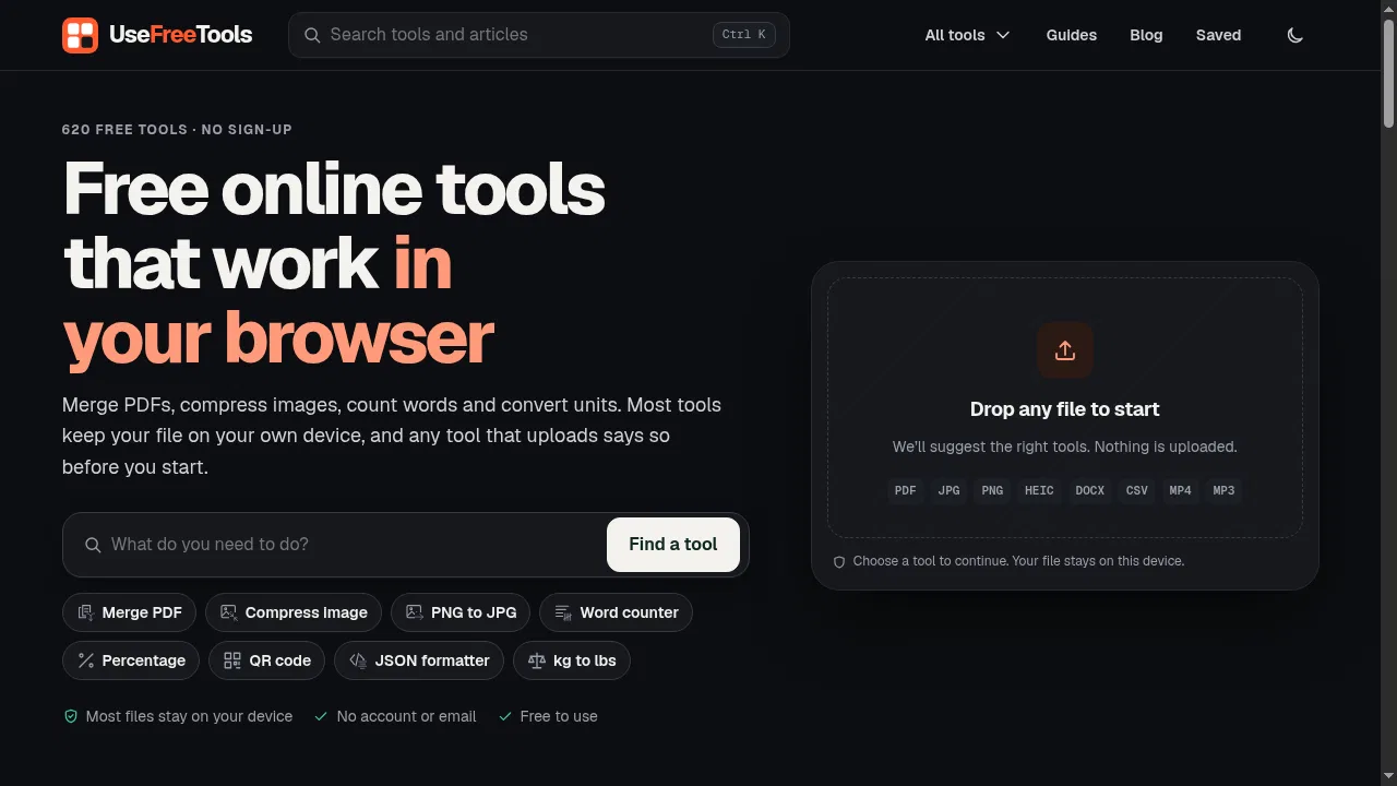 UseFreeTools screenshot 2