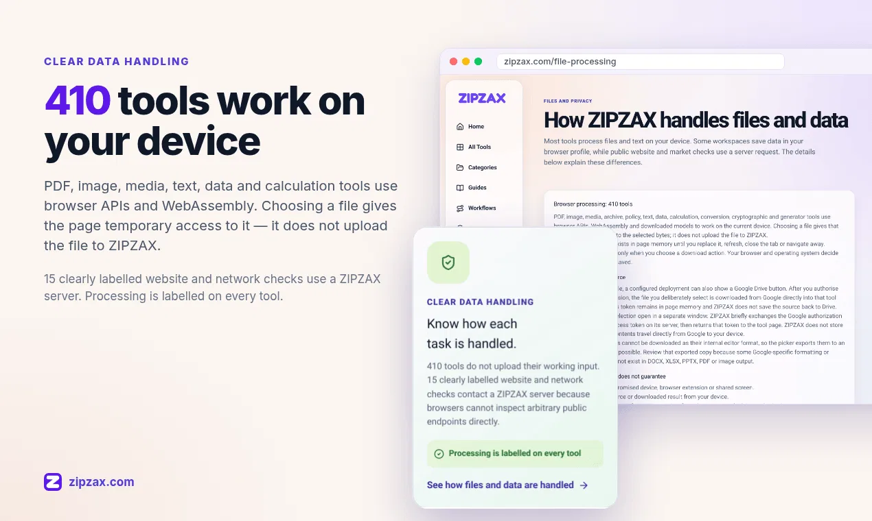 ZIPZAX screenshot 4