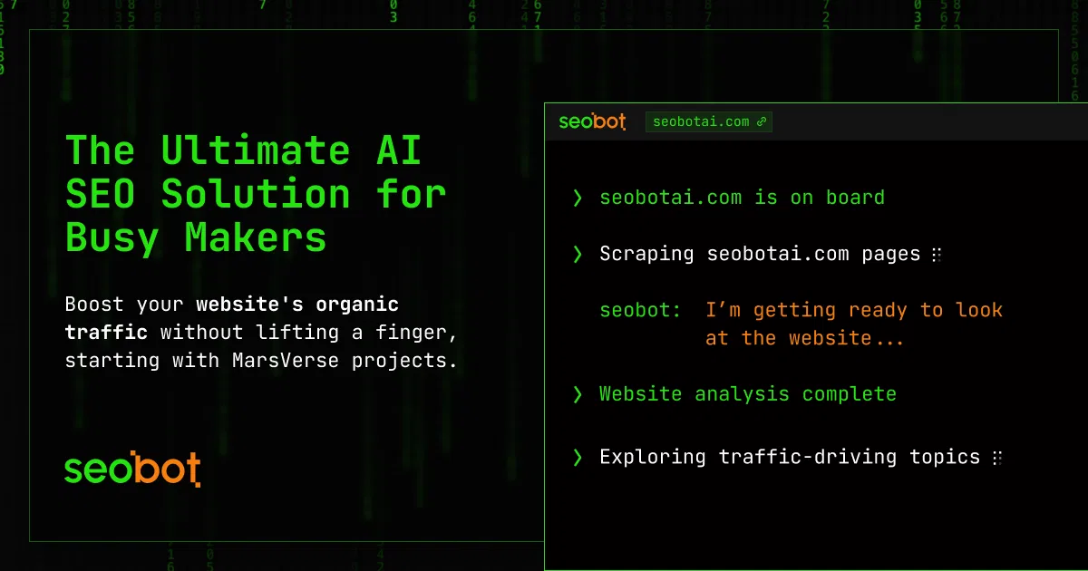 SEObot screenshot 1