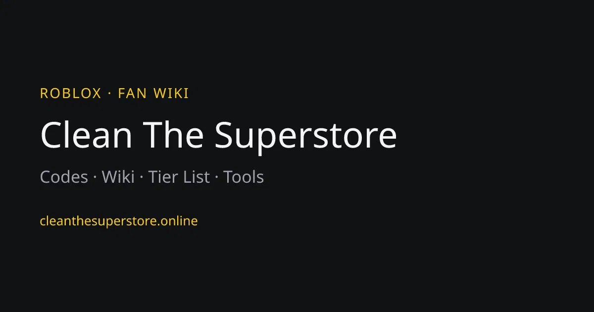 Clean The Superstore Roblox Wiki screenshot 1