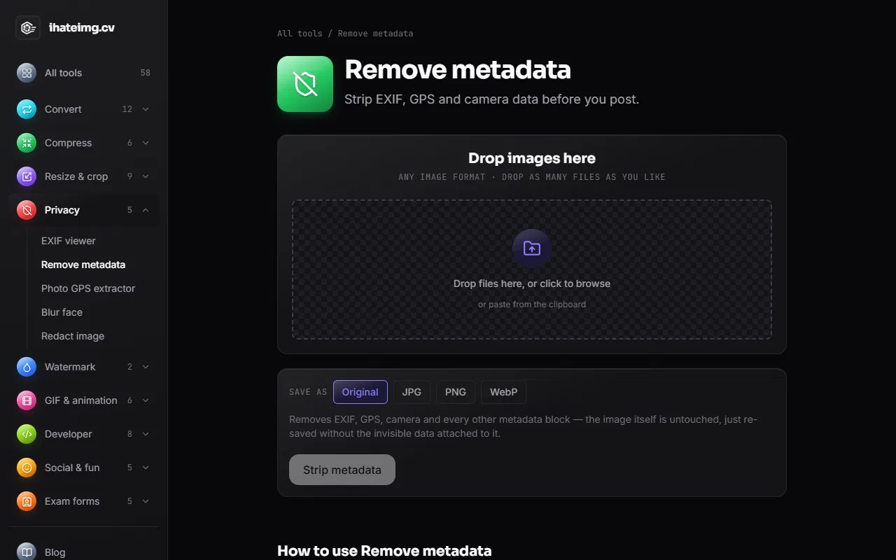 ihateimg.cv screenshot 2