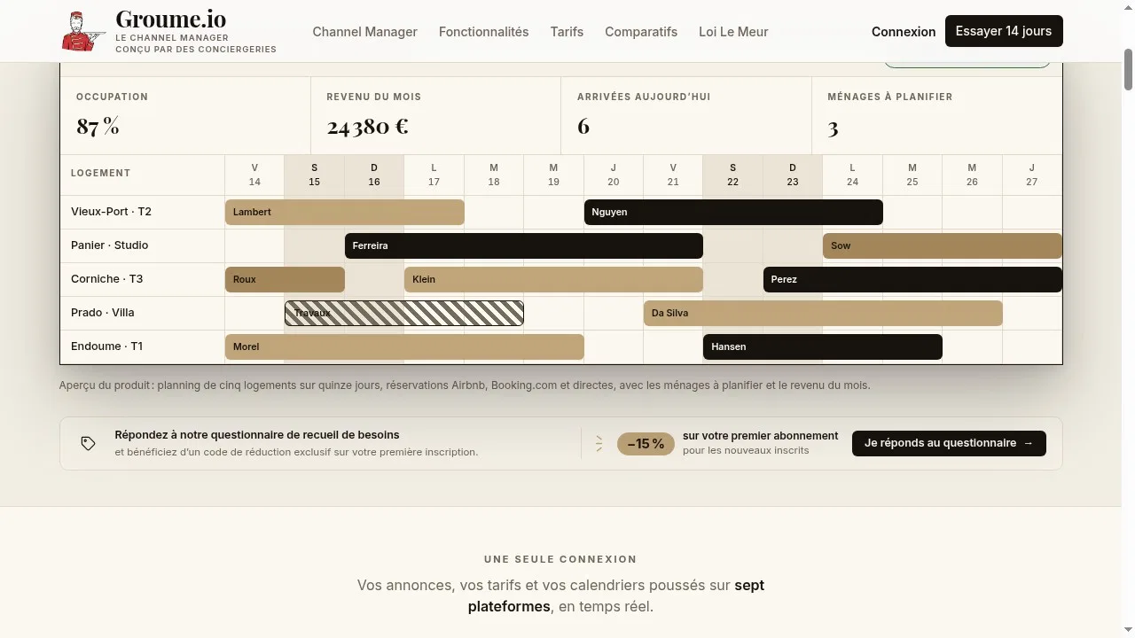 Groume.io screenshot 1