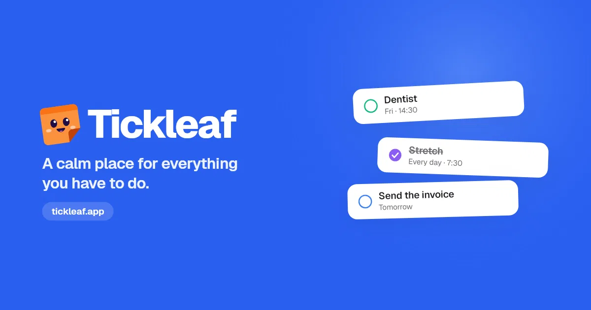 Tickleaf screenshot 1