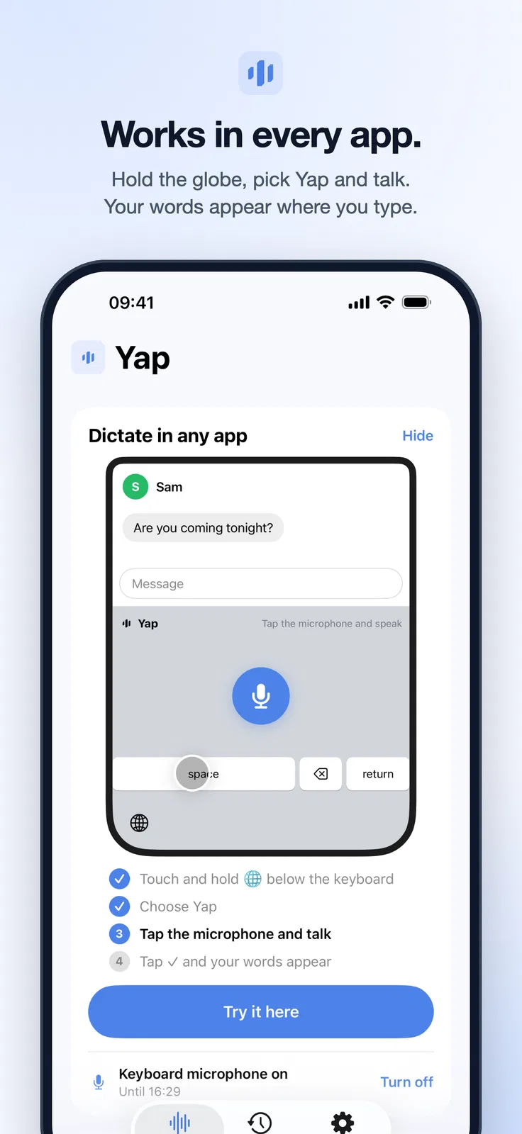 Yap for iPhone screenshot 6