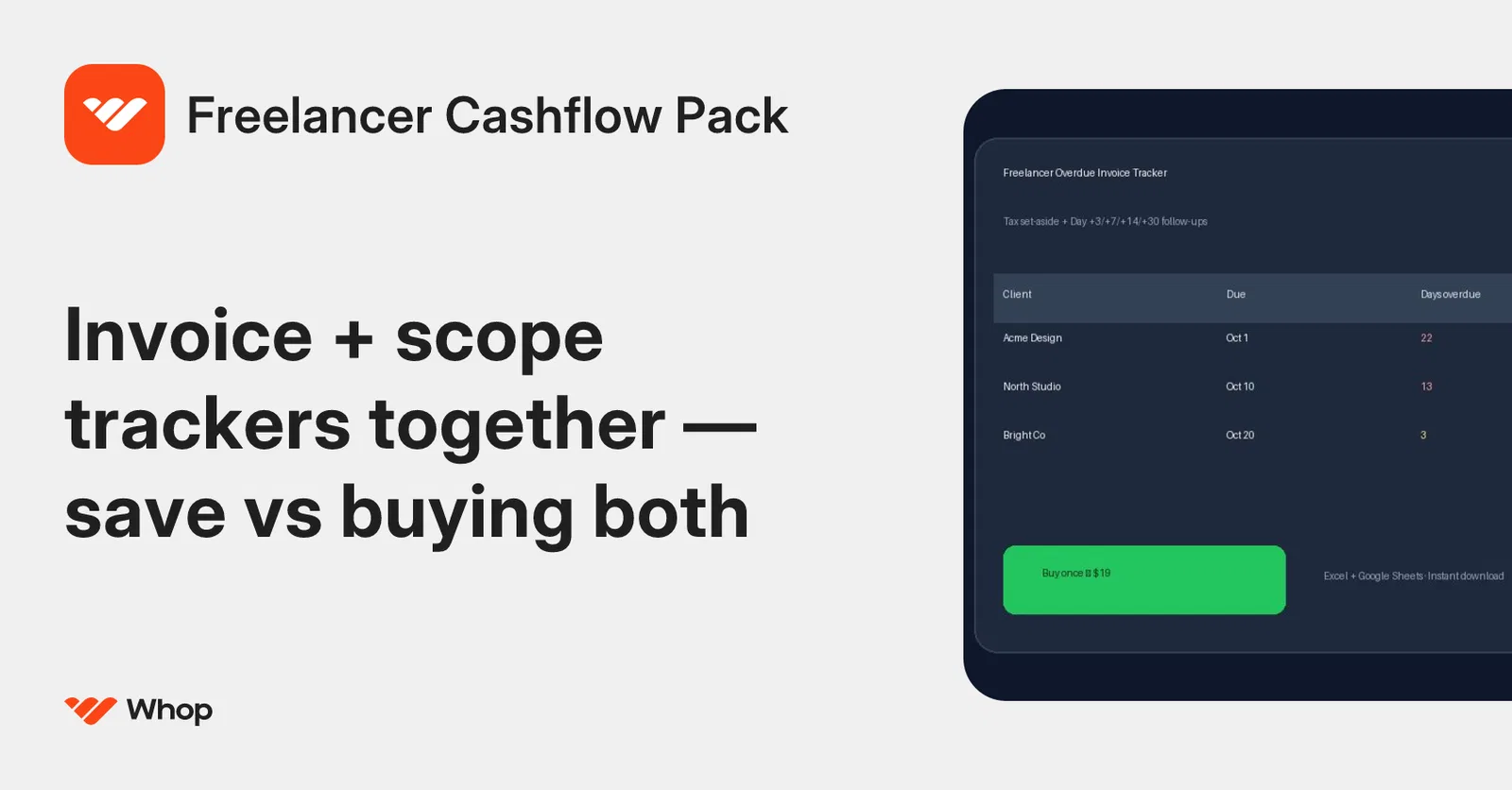 Freelancer Cashflow Pack screenshot 1