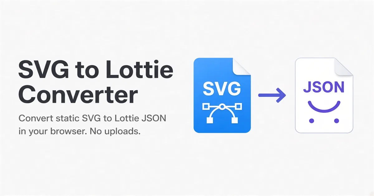 SVG to Lottie Converter screenshot 1