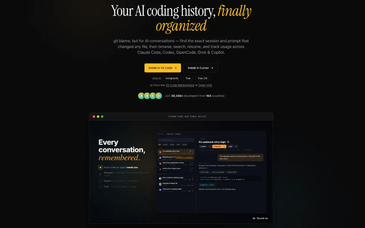 Claude Code and Codex Assist screenshot 1